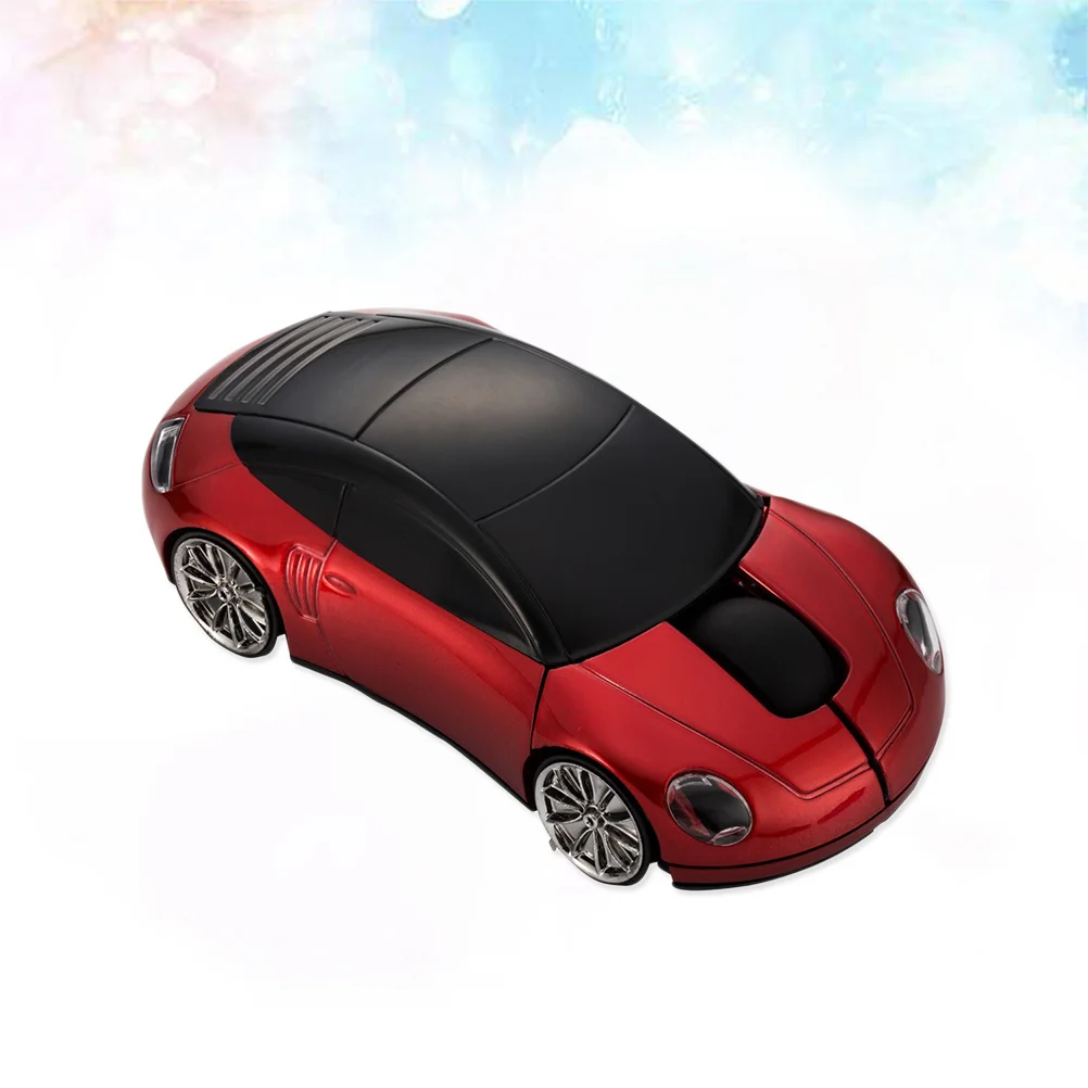 

Red 2.4ghz 3D Car Shape Wireless Optical Mouse USB Gaming Pc Laptop 10m Operation 1600 Dpi Mini Portable Wireless Mouse