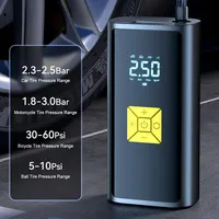 6000mAh 150PSI Smart Air Pump with LED Light Portable Car Air Compressor Tire Inflator for Motorcycle Bicycle Inflatable
