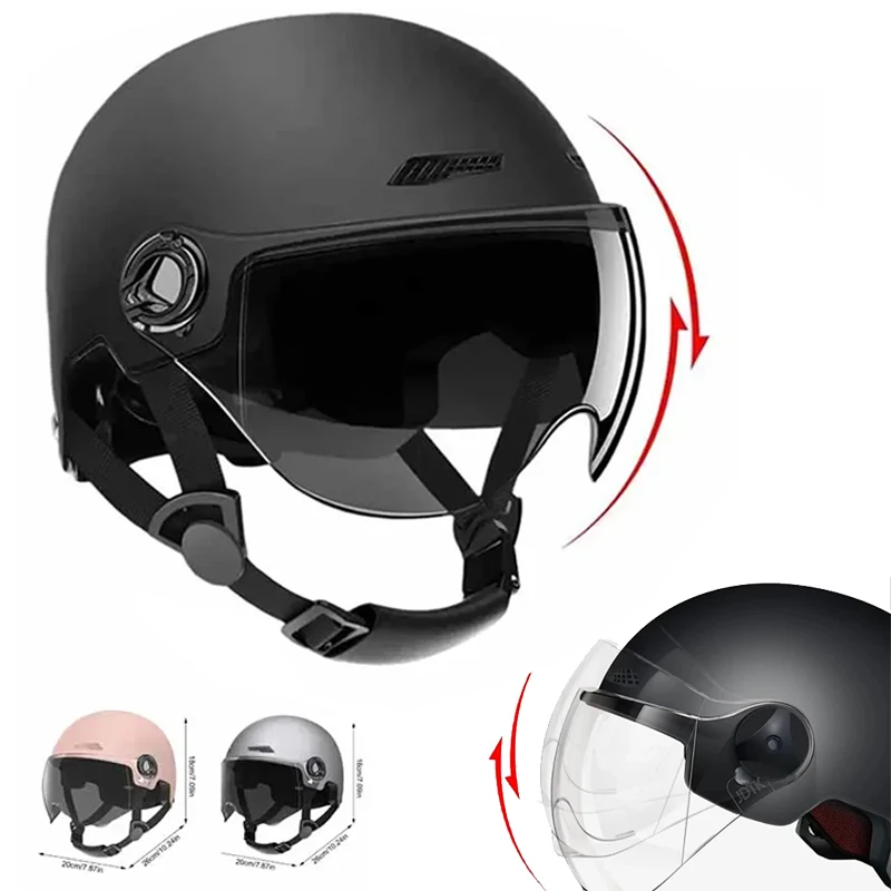 Motorcycle Helmet For Men Women Classic Retro Scooter Half Helmet Ultralight Cycling Helmet MTB Bike Bicycle Motorcycle Helmet