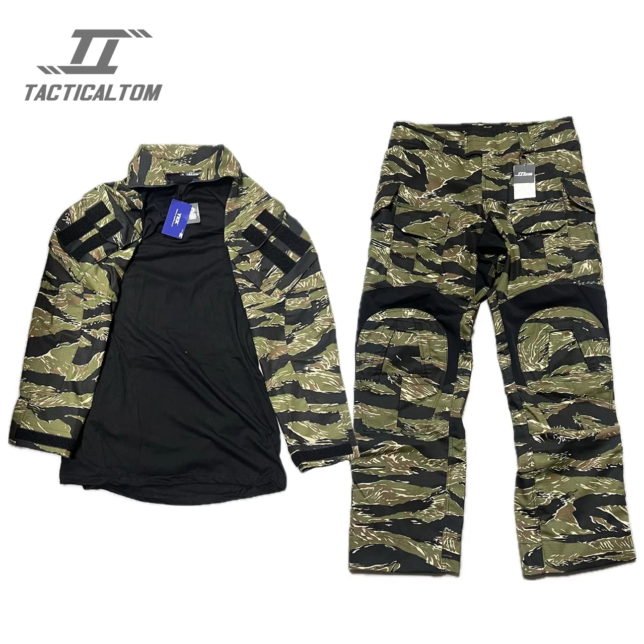Tactical Tom MC camouflage vs tactical T-shirt Rugby Shirt quick drying CAG short sleeved T-shirt top for military fans