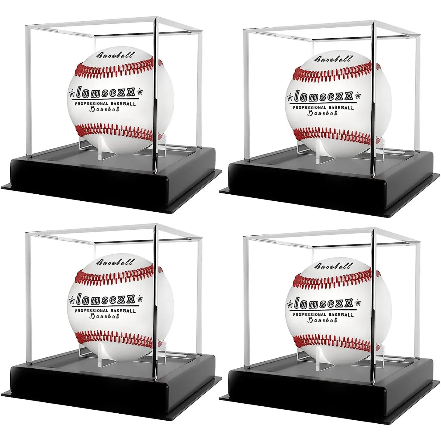 Quality Acrylic Baseball Box Display Golf Tennis Ball Transparent Case For Souvenir Storage Box