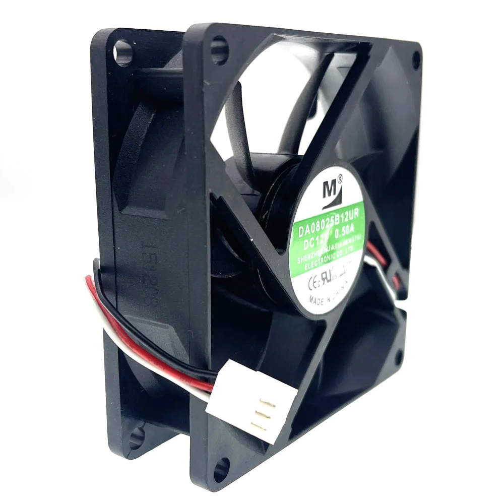 80 Mm Máy Chủ Quạt DA08025B12UR DC 12V 0.5A 80X80X25 Mm 3 Dây Máy Chủ Vuông quạt