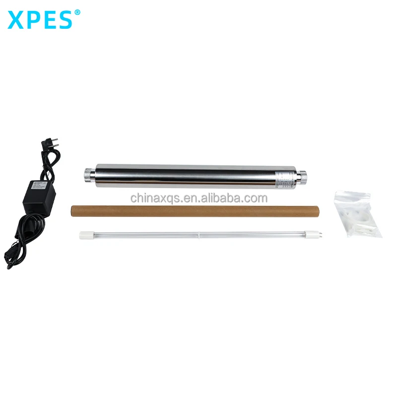 УФ стерилизатор для воды, стерилизатор из нержавеющей стали для стерилизации сточных вод в больницах и лабораториях, 25 Вт, 6GPM