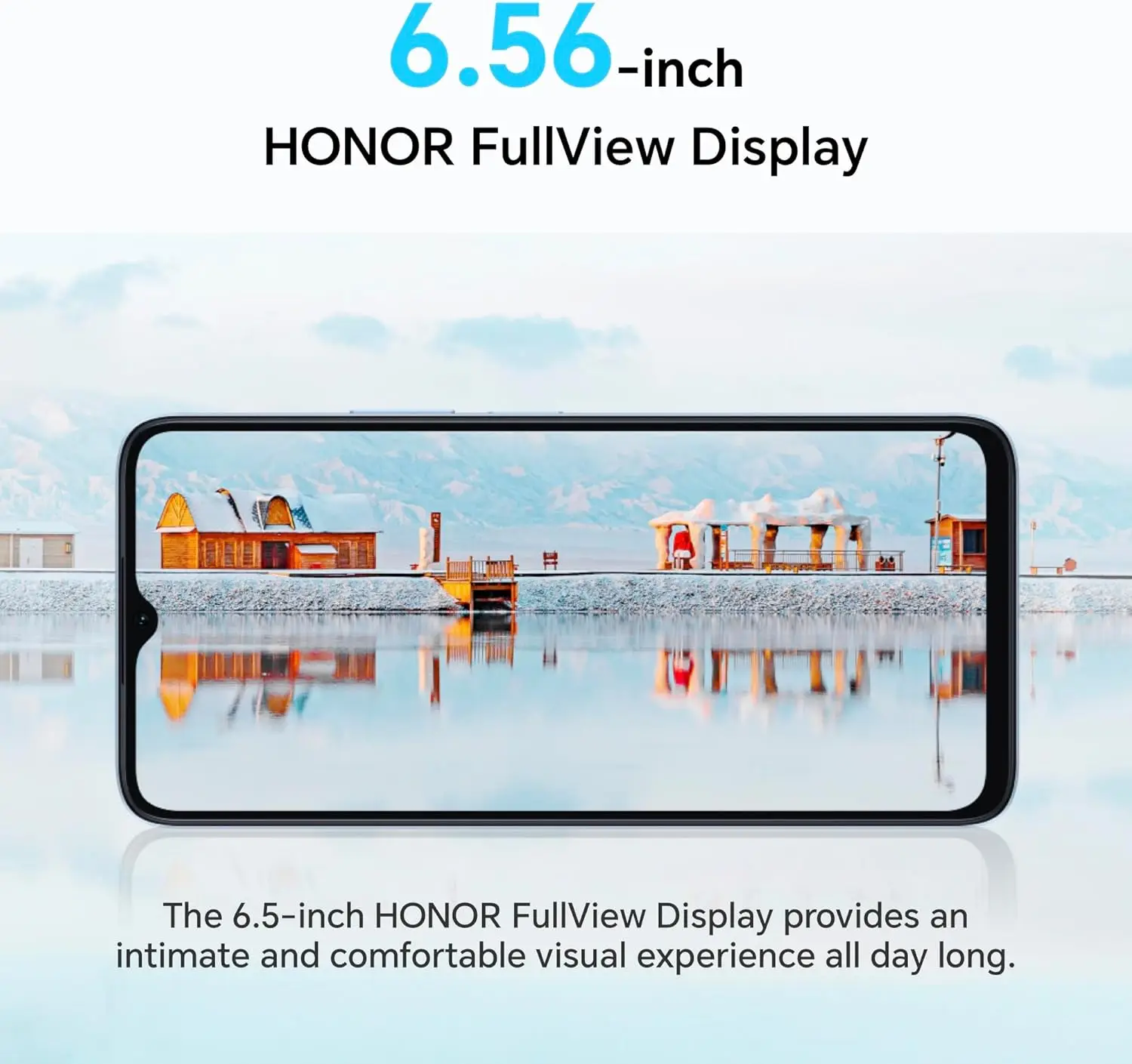 Honor X6a versi Global 6.56 inci 90Hz tampilan penuh RAM 4GB ROM 128GB baterai 5200mAh tiga kamera 50MP Android 13