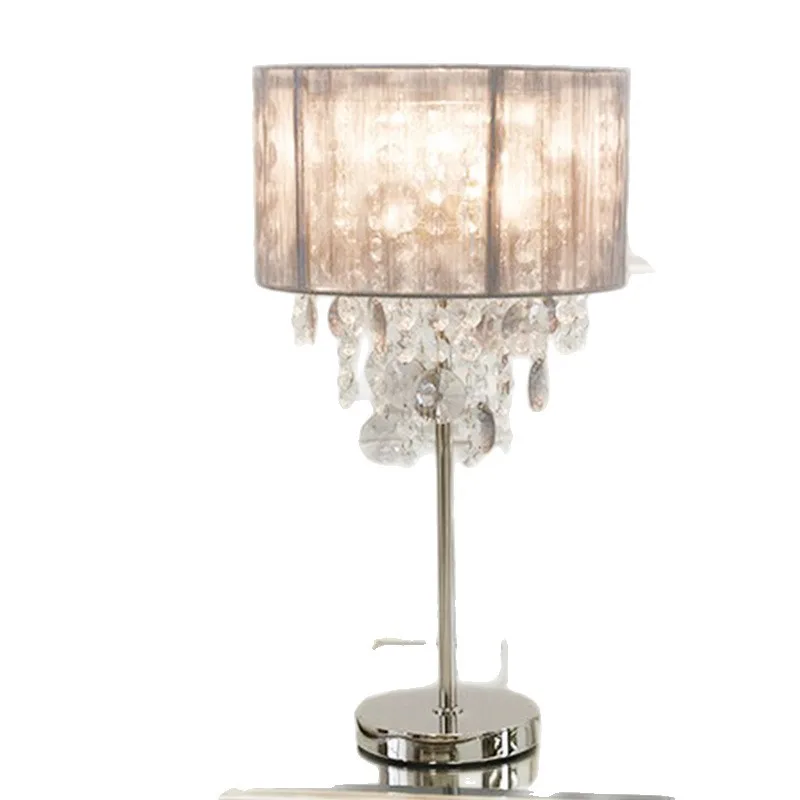 PYH modern light luxury crystal bedroom table lamp bedside high-end decorative lamps living room atmosphere high value