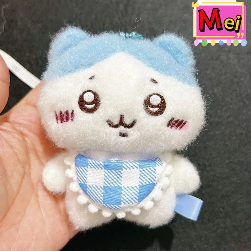 3 uds lindo llavero de felpa Usachi pequeño ocho coche de alta calidad muñeca de peluche chica mochila pequeña cadena colgante regalo de cumpleaños de Navidad