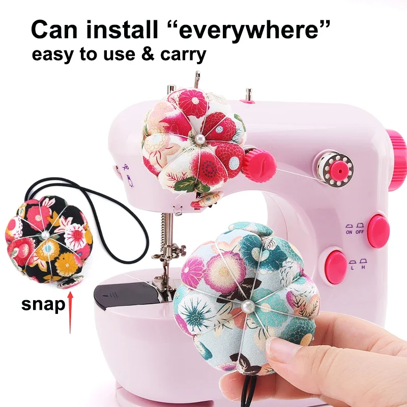 1 قطعة اكسسوارات التطريز DIY بها بنفسك الحرفية إبرة دبوس وسادة حامل غرزة ماركر الخياطة دبوس وسادة أدوات خياطة المنزل الكرة على شكل #5