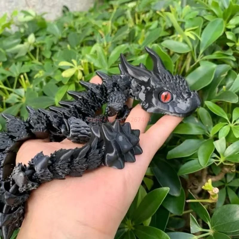 Amour et Espace Profond Sylus 3D Dragon Imprimé Jouet en Trois Dimensions Illimité avec des Articulations Mobiles dans Tout le Corps, Cadeau d'Anniversaire