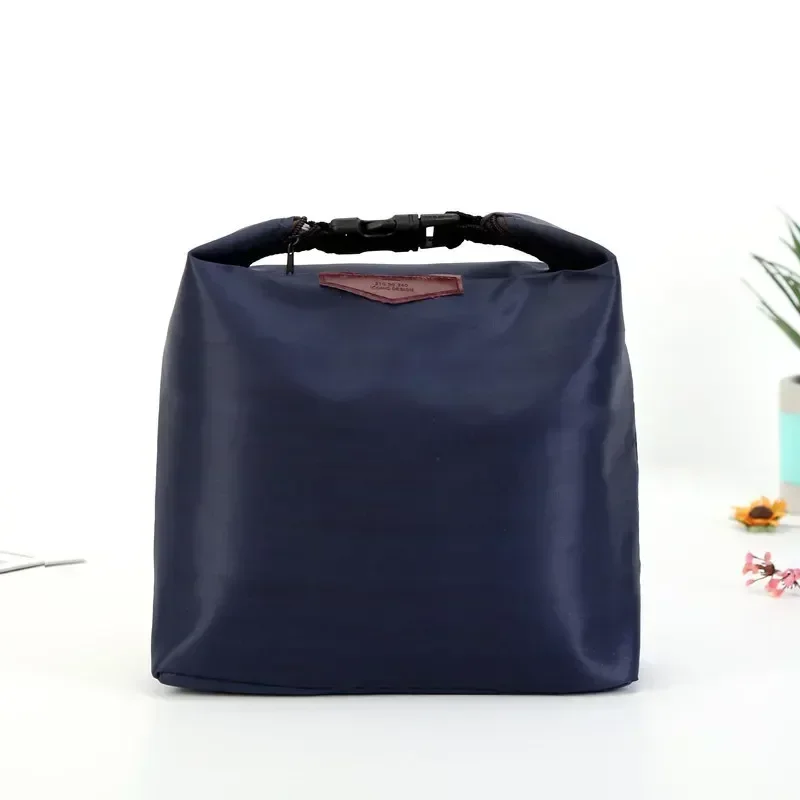 1PC Car Camping Travel Bento Box Hot Insulated Portable Lunch Bag Work Work Long Distance Food Insulated Interior Storage Bag