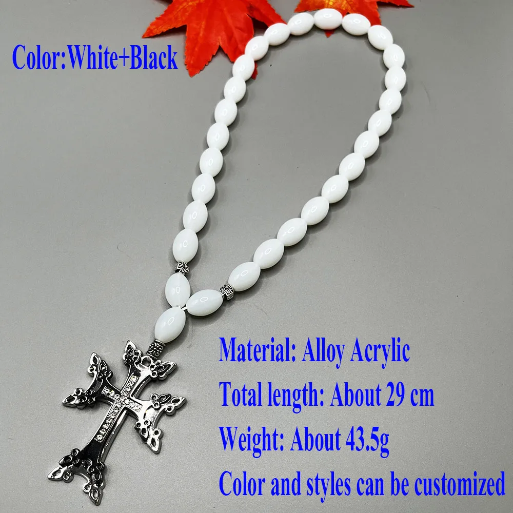 GS03 جديد الوردية الصليب الكنيسة الأرثوذكسية مرآة الرؤية الخلفية قلادة السيارات الداخلية يسوع المسيح الدين Alloy بها بنفسك سبائك الزجاج الحلي