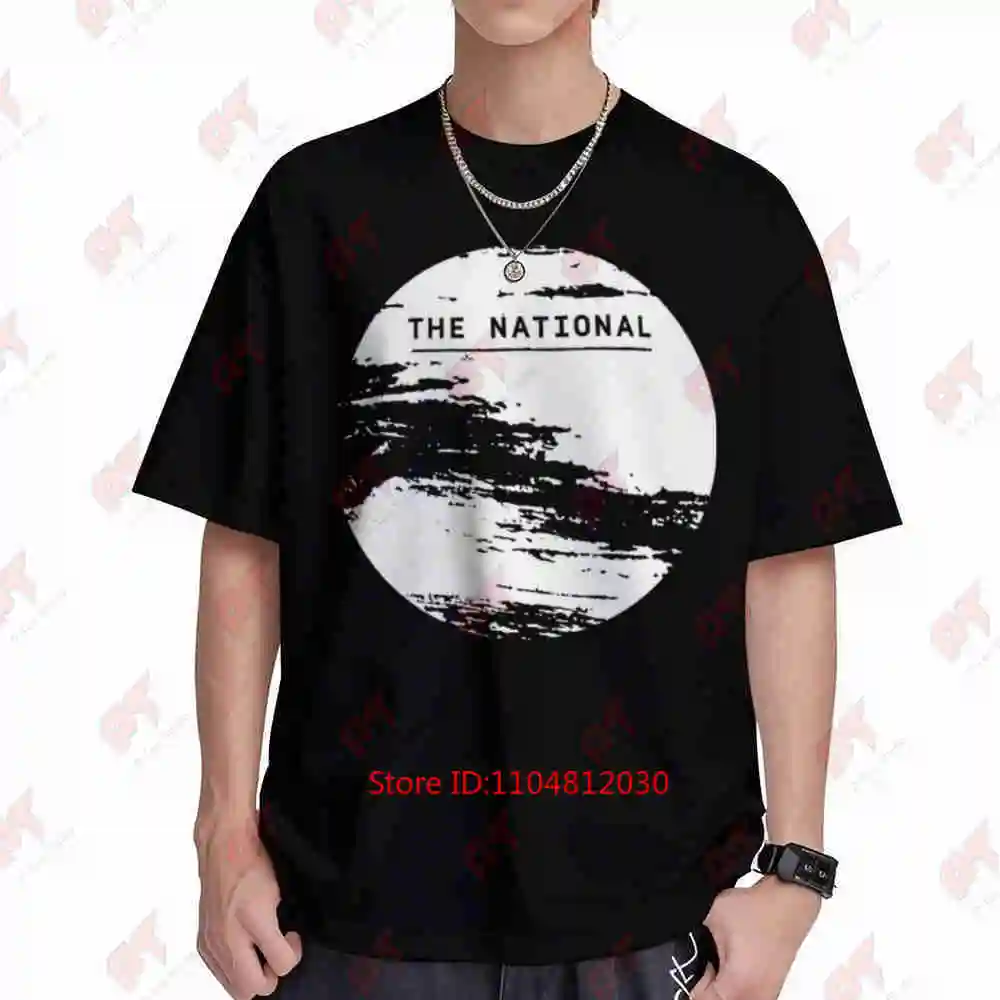 The National Band Tour Black Fader Short Sleeve Tee 100% Cotton T-Shirt