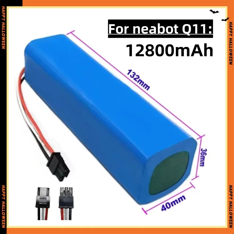 Original New 14.4V 12800mAh Rechargeable Li-ion Battery for Neabot Q11 Robotic Vacuum Cleaner Replacement Accessories