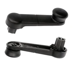 Manivela de ventana Manual interior, manijas negras para Ford F150, F250, F350, 1997-2014, 2 uds.