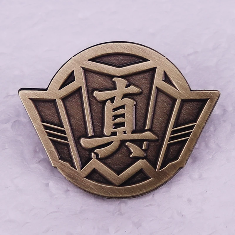 Tojo Clan Majima Familie Abzeichen Vintage Brosche japanisches Spiel Yakuza Emaille Pin Schmuck