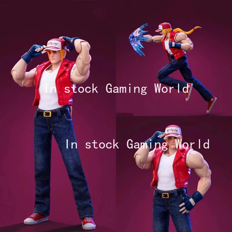 

In Stock SNK Original Devour 97 King of Fighters Terry Legend of The Wolf 1/12 Scale TS-XZZ-005 Movable Figure Model Gift