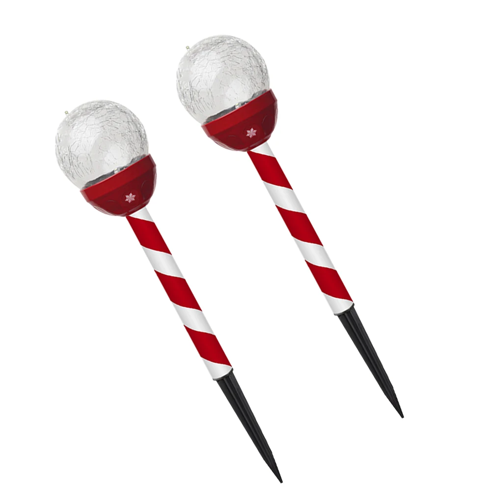 

2pcs Solar Lawn Light Led Crack Ball Garden Lamp Waterproof Landscape Lighting Energy Saving Ground Insert Outdoor Decor