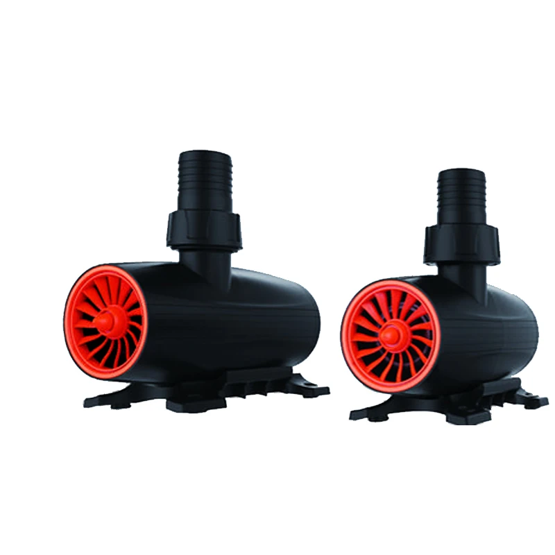 DC Inverter Cylinder Plastic Box Submersible Pump Aquarium Circulating Pump for Seawater Indoor Outdoor Use Air Pump