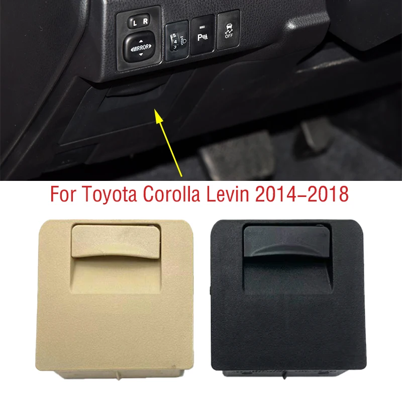 Car Interior Dashboard Lower Left Storage Box Driving License Side Coin Box Glove Box For Toyota Corolla Levin 2014 2015-2018