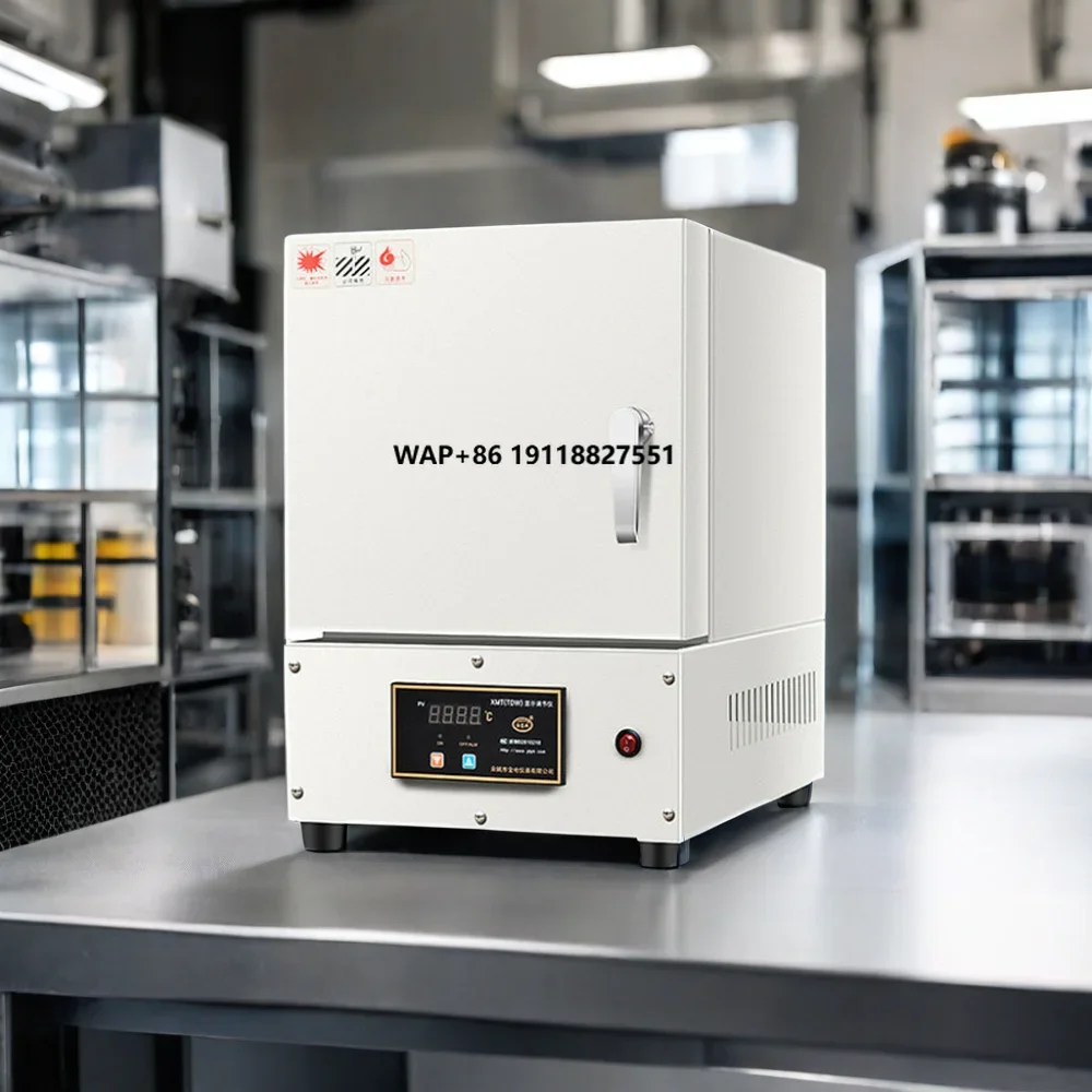 Moreshine High Temperature Fire Assay Ashing 1200 Degree Ash Vacuum Muffle Furnace Ceramic Fiber PID Auto Control Laboratory Use