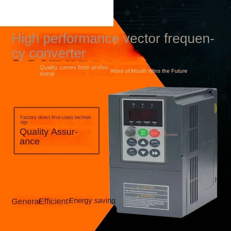 Frequency Converter Single-phase 220V Three-phase 380V 0.75KW-11KW High-performance Vector Frequency Converter