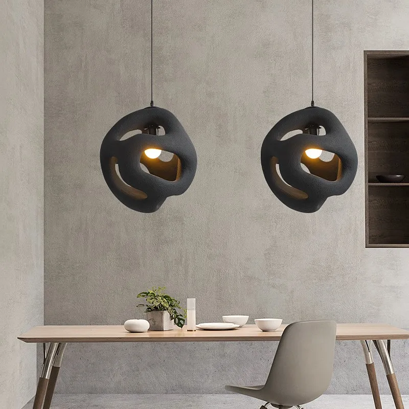 

Nordic Wabi Sabi E27 Led Pendant Lights Dining Room HDPS Suspend Lamp Modern Decor Led Luminarias Lamp Lighting Fixtures