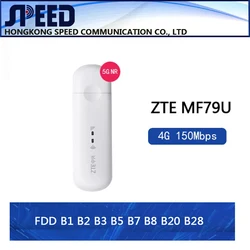 ZTE-tarjeta de red de banda ancha móvil MF79, MF79U, 150Mbps, 4g, wifi, usb, dongle inalámbrico, módem + Antena de 2 piezas, PK E8372h, e5573