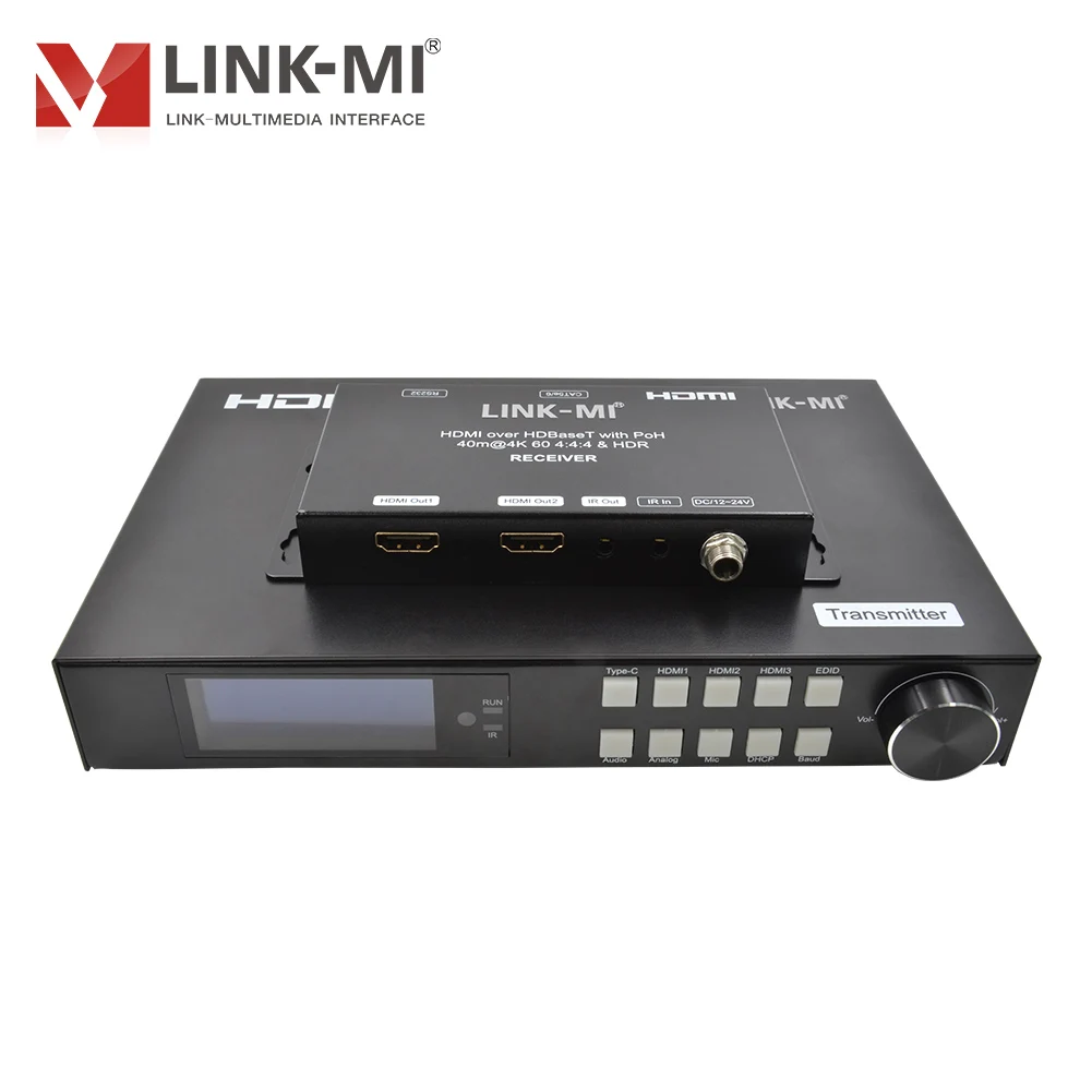 HDMI 스위치, 4K@60Hz, 18Gbps, 70m, USB-C, 65W 전원 충전, IR, RS232 및 IP, POC 홈 시어터 프로젝터 회의실용