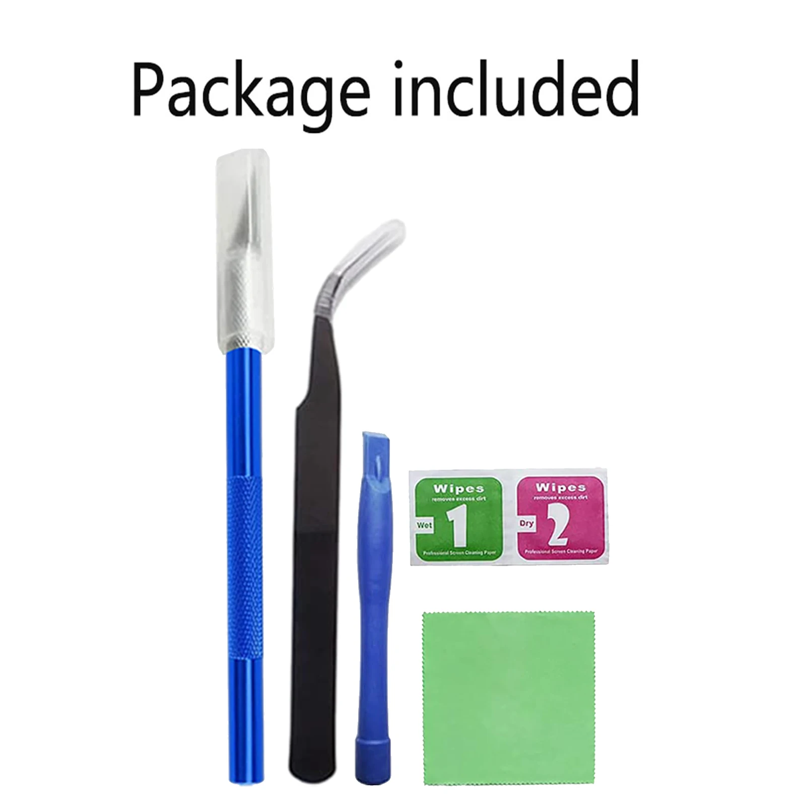 مجموعتان من زجاج عدسة الكاميرا الخلفية الأصلية لهاتف آيفون 11 برو / 11 برو ماكس مع مجموعة أدوات لاصقة مثبتة مسبقًا والإصلاح