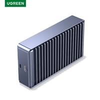 UGREEN 40Gbbps M2 SSD Enclosure USB4 NVMe Case Compatible with Thunderbolt M.2 NVMe SSD Enclosure for Mac Mini M4 MacBook Pro