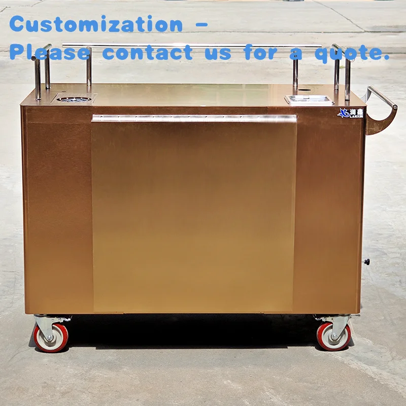 custom.Stalls snack carts commercial street scenic spots drainage coffee carts mobile promotional food trucks