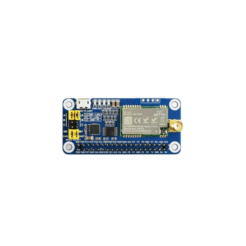 Raspberry Pi 4B LoRa Gateway Module | SX1268/1262 Wireless Communication Expansion Board