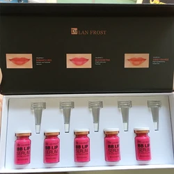 Semi-permanent 8ml Glow BB Lip Serum Starter Kit Long-lasting Lip Gloss BB Cream Pigment Coloring Moisturizing Lip Skin Care