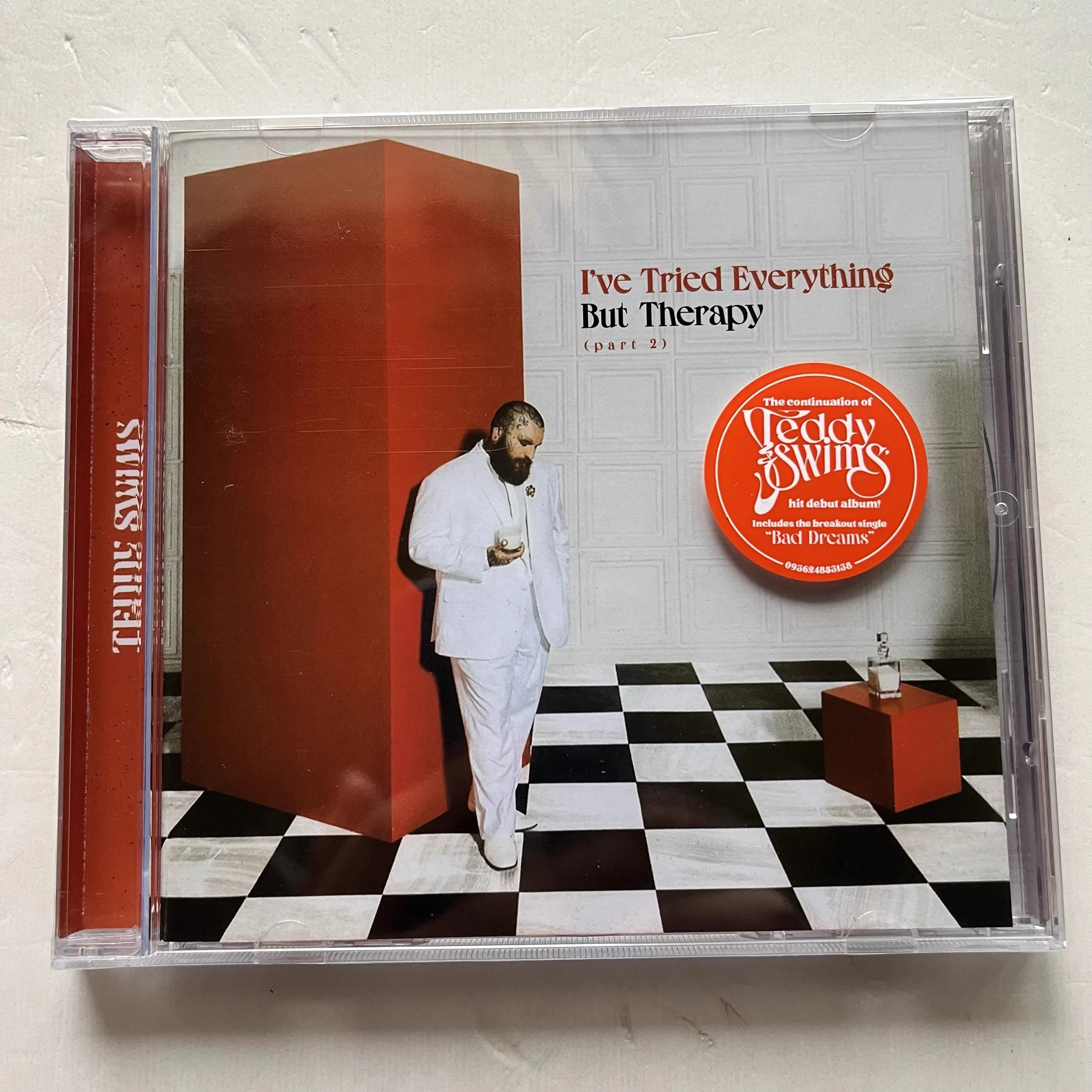 Pop Teddy Swims CD de música I've Tried Everything But Therapy Parte 2 Álbum de grabación de música Cosplay Walkman Soundtracks Box Party Music