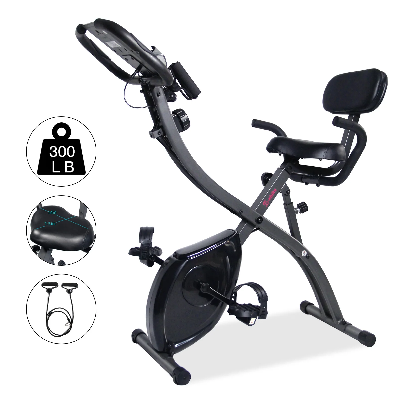 

Premium Pedal-Powered Upright Bicycle Foldable Design for Home Use Effective Weight Loss and Fat Burning Exercise Bike