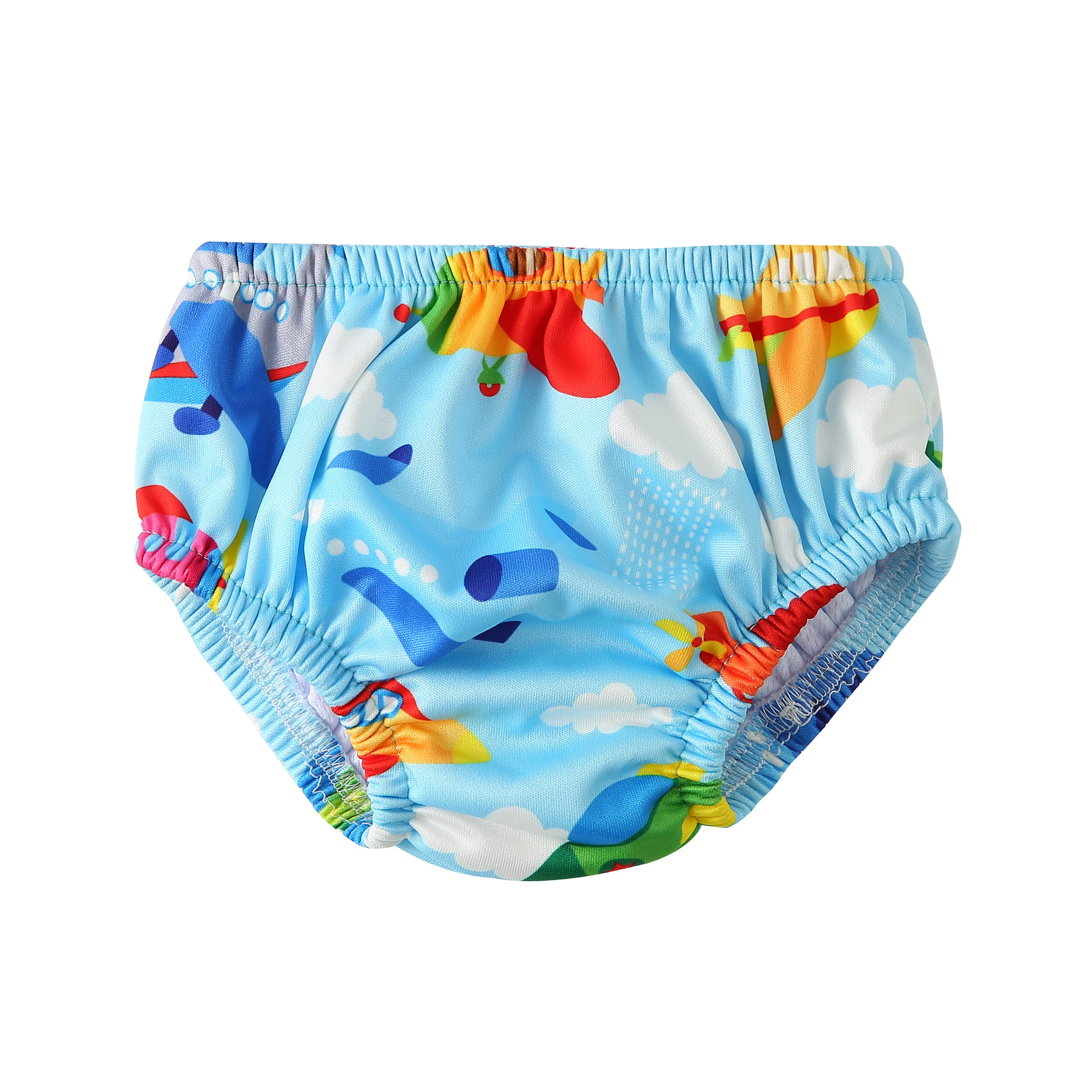 Babyland Waterproof Swim Diaper for Kids, Fraldas de pano, roupa de banho, calça de piscina, férias, apto para bebê, 3 tamanhos, 1pc