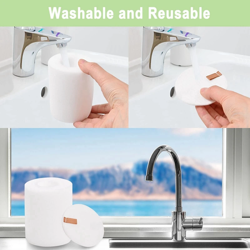 Filtro de repuesto Compatible con Shark IQ RV1001AE RV101, accesorios para Robot aspirador, Base, filtros de espuma premotor