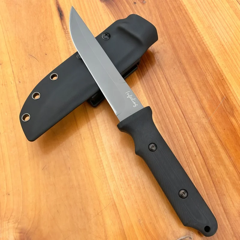 Outdoor small blade sharp with height and hardness, self-protection tactics, straight blade, wilderness survival knife