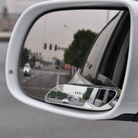 2pcs Car Blind Spot Mirrors HD Frameless Wide Angle Adjustable Mirror Curved Reversing Aid Auxiliary Rear View Mirrors Parts