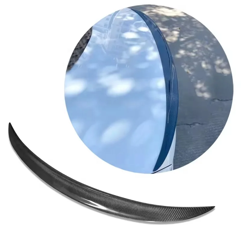 

For BMW 5 Series F10 F18 520i 528i 530i 535i 2010-2017 Carbon Fiber Rear Spoiler Decoration Fixed Tail Wing Back Trunk Auto Part