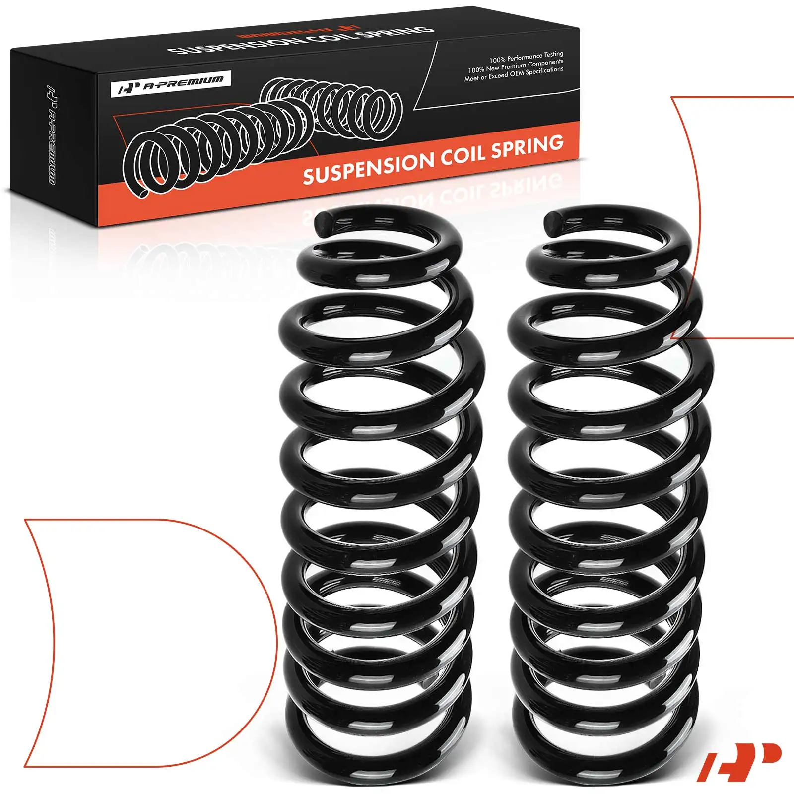 A-Premium 2Pcs Rear Left & Right Coil Springs for Ford Explorer 2002-2005 Mercury Mountaineer 2002-2005