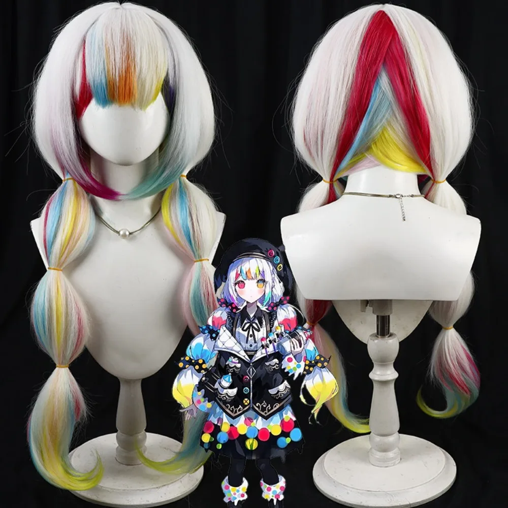 Magical Girl Mahou no Magical Girl Noah Cosplay Wig Fluffy Mixed Color Hair