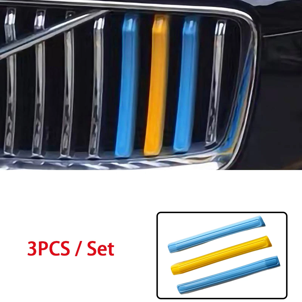 สวีเดนธงกระจังหน้ารถตกแต่งสําหรับ Volvo XC90 B5 B6 T8 R-Design 2020 2021 2022 2023 2024 2025 รถกระจังหน้าครอบคลุม