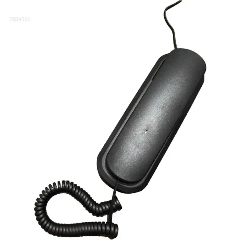 KX-1045 Mini Telephone Desk and Wall Mounted Corded Phone Home Landline Phones with and Redial