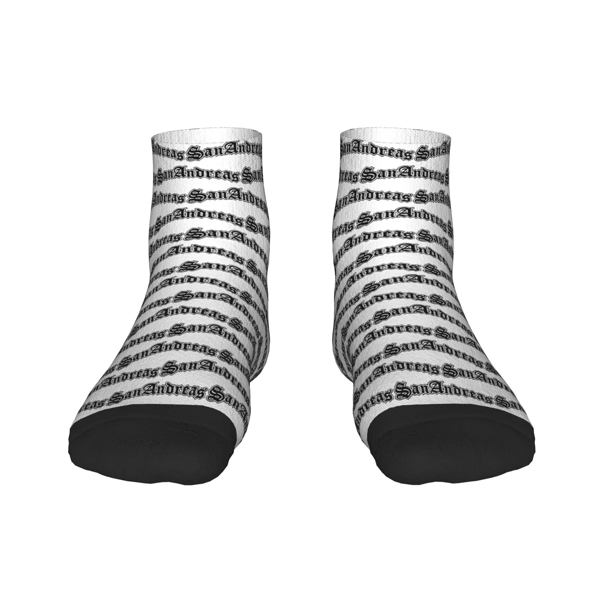 

Носки с логотипом Sherm Head GTA San Andreas, впитывающие пот чулки в стиле Харадзюку, всесезонные носки, аксессуары для унисекс