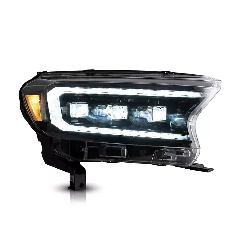 Pair of Car Headlight Assembly For Ford Ranger headlight 2015-up Car Front Light Plug&Play Auto LED Head Lamp Systemcustomcustom