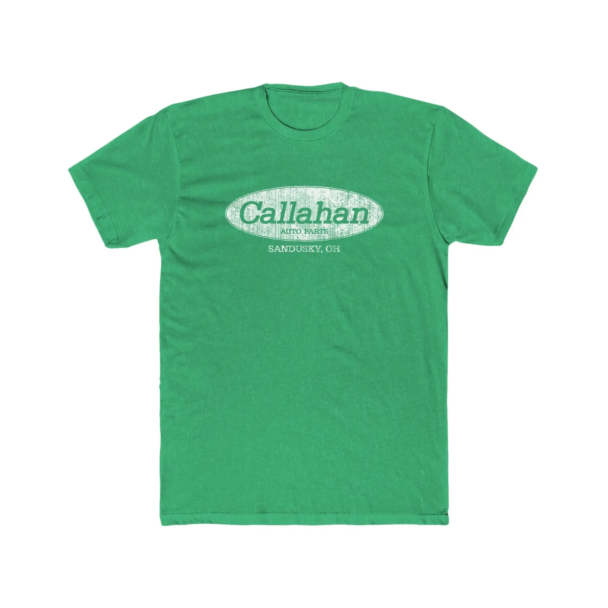 Callahan Auto Parts Vintage Look T Shirt Heathered 50 Blend