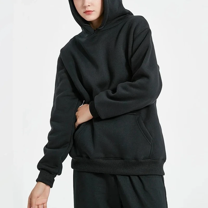 

Men's Casual Hoodies Women's Fleece Warm Hoodies Spring Autumn Pullovers Fashion Black Multiple Colour Oversized Sweatshirts Top