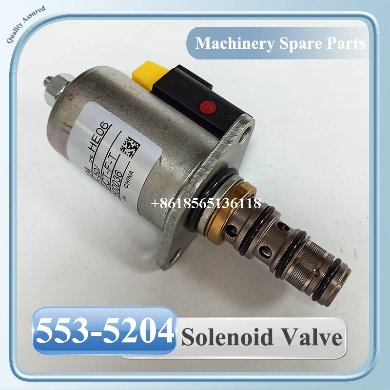 

553-5204 5535204 Excavator Hydraulic Pump Main Pump Solenoid Valve Assy for E352 E349 E385 E395 E345GC Solenoid Valve