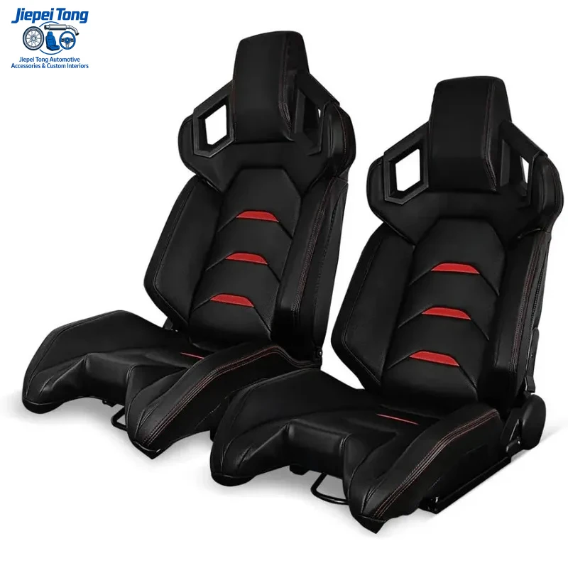

Interior Accessories Luxury Leather Barrel Adjustable Sports Car Racing Seats