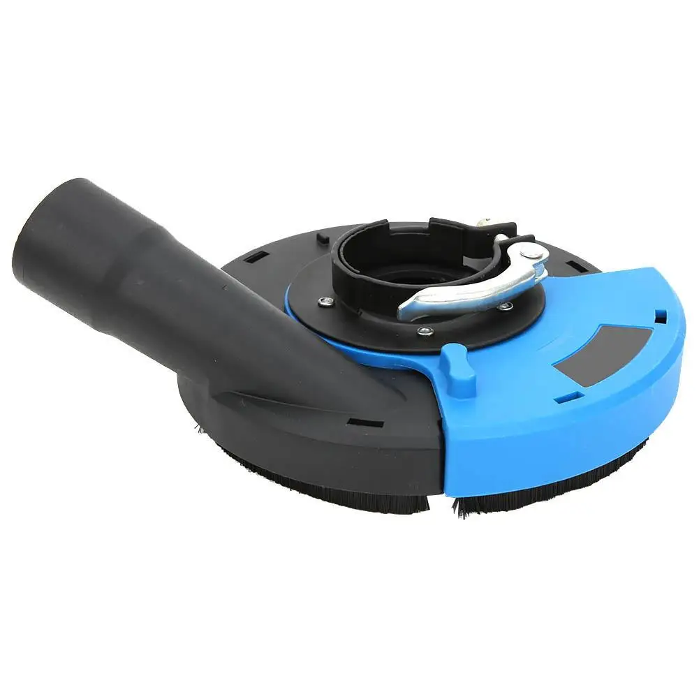 5-inch Dust Shroud for Angle Grinders - Blue & Black Protective Cover - PC Plastic & Metal Accessories